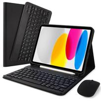 iPad 10th Gen Protective Case with Air 11-inch Bluetooth Keyboard & Backlit Leather Cover for iPad 9th Gen 10.2-inch iPad 10.2 (7th/8th/9th)/Air 3/Pro 10.5 yellow