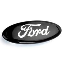 12,5X5CM Automobilio Priekinis Galinis Ženkliuko Lipdukas Ford Fusion Edge Transit Focus Fiesta Kuga Mondeo F150 Ecosport Bagazines Dangcio Emblema Dekoracija