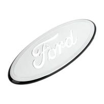 12,5X5CM Automobilio Priekinis Galinis Ženkliuko Lipdukas Ford Fusion Edge Transit Focus Fiesta Kuga Mondeo F150 Ecosport Bagazines Dangcio Emblema Dekoracija