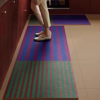 PVC Odos Virtuvės Grindų Kilimėlis Atsparus Aliejui Atsparus Vandeniui Neslystantis Plaunamas Kilimas Namams 40x60-40x120