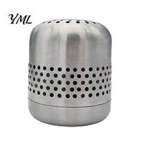Refrigerator Odor Eliminator Stainless Steel Deodorizer, Long-Lasting Eliminator, Nano-Catalytic Food Freshness Keeper Removal Tool for Kitchen Stainless Steel gray