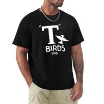 Grease Classic T Birds Vintage Logo TShirt cotton t shirt Unisex TShirt 4XL black