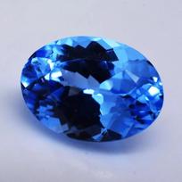 Fabulous Natural Sea Blue Sapphire A+ Sri Lankan 6-8 Ct Certified Gemstone 10.7 mm (Approx.) black
