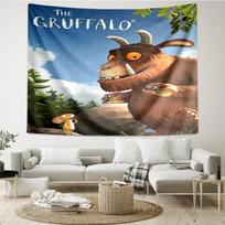 The Gruffalo Print Tapestry, Backdrop, Easy Setup, Ideal for Bedroom, Office & Living Room, with Aesthetic Wall Hanging Decor. 150cmx200cm
