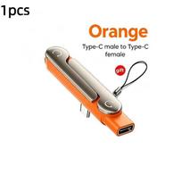 2 In 1 USB C Built-in Stand Adapter With Lanyard 240W Multi-function Foldable Converter For Phone Charge Bracket-New 3 A2