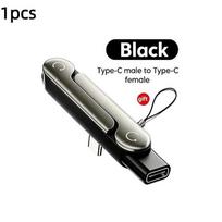 2 In 1 USB C Built-in Stand Adapter With Lanyard 240W Multi-function Foldable Converter For Phone Charge Bracket-New 3 A1