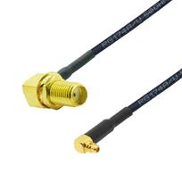 Pigtail mmcx plug / SMA socket RG174 1m V3