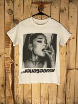 Ariana Grande Thank U Next Sweetener Tour Shirt 2018 White Small Shirt Unisex T-Shirt S black