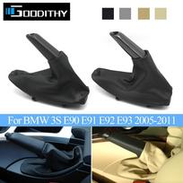 LHD Car Handbrake Lever Boot Dust Cover Grad Handle Lever Assembly Replacement For BMW 3 Series E90 E91 E92 E93 2005-2011 gray