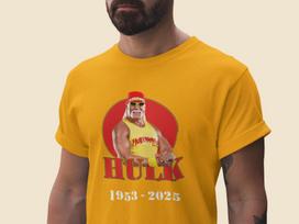 Hulk Hogan Wrestling T-Shirt: WWE Champion nWo Graphic Tee M orange
