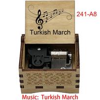 Mozarto Rondo Alla Turca Turkų maršas 18 natų Mechaninė muzikinė dėžutė Fortepijono mokytojams Studentams Gimtadienio Kalėdų Naujųjų Metų Dovana 3 241-A8