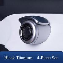 Door Inner Handle Speaker Cover Audio Decoration Protection Cover For BYD Atto 3 2022-2025 Interior Parts Body Kits Accessories gray