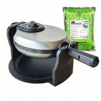 Rotating Electric Waffle, Crepe, Pancake, and Cake Maker - Flip Griddle for Home or Commercial Use Default Option