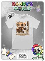 Dandy World Shelly Roblox T-Shirt 3XL white