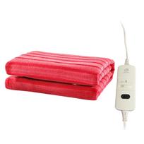 Electric Blanket Fast Heating Heated Comfortable For Hotel Bedroom 145cmx65cm red