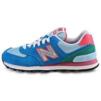 New Balance Nb 574 'Blue Pink White' Women's WL574HBR 37.5 black