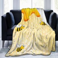 Laimingos kamanių geltonos spalvos pledas Itin minkštas jaukus mikropluošto pledas lovai sofai kelionėms Tinka visiems sezonams x Coliai 100x150cm yellow