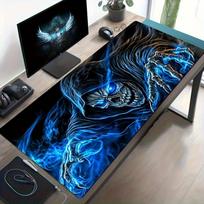 Large Gaming Mouse Pad Anime Grim Reaper Skull Design for Office Laptop Gaming Mousepad for Desk Mat Computer PC accessories SBD300x800x2mm black