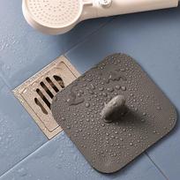 Toilet Sewer Odor Removal Gadget, New Drain Cover, Silicone Pad, Toilet Sealing Cover, Bathroom Stopper OTHER / Gray pilka spalva