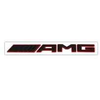 New AMG Emblem Car Tail Trunk Body Badge Sticker Decoration Accessories for Mercedes Benz E C G M S Class W176 W204 W212 GLC CLA AF1 AMG black