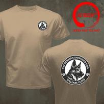 Juokingas dizainas K9 K9 Gerunisex Vokiečių aviganių marškinėliai Unisex Madingi Trendiniai Laisvalaikio drabužiai Stilingi Viršutiniai drabužiai T-shirt Laisvalaikio Marškinėliai Unisexs M gray
