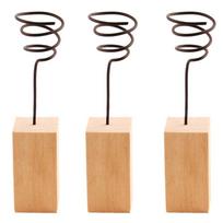 3pcs/6pcs Options Air Plant Holder Bonsai Pot Metal Stand 3pcs beige