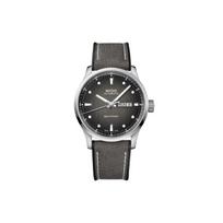 Mido Helmsman Series Millennium Laikrodis Automatinis Mechaninis Judėjimas Atsparus Vandeniui 100 Metrų 42 Mm Pilkas Ciferblatas Audinio Dirželis M038.430.17.081.00 Regular Watch Box black