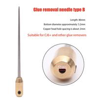 Glue Remover Thick Needle Accessories OCA Glue Remover Tapered Steel Needle For Mechanic IR10 IR12 IR13 IR14 CJ6 CJ7 CJ9 A5 beige