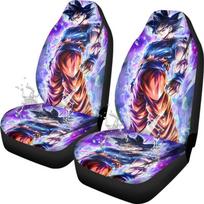 Automobilio sėdynės kilimėlis, Riman Dragon Ball Automobilio Suv Universalus Priekinės sėdynės užvalkalas Dviejų dalių Spausdinamas ONESIZE gray