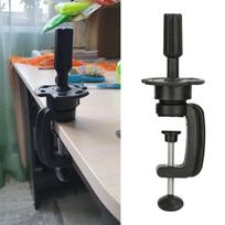 Wig Mannequin Head Stand For Table Training Head Stand Adjustable Cosmetology Manikin Stand Hairdressing Head Model Hold gray