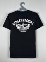 Deus Ex Machina Didelio Logotipo Marškinėliai Juodi Gatvės Stiliaus Dydis M 2XL gray