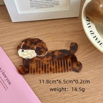 Animal Makeup Comb Tulip Hairdressing Combs Portable Acetate Comb  Household Style 4