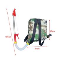 Spreader, Backpack, Hand Tool, Portable Dispenser, Garden Dispenser. gray