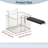 Deep Fryer Basket with Handle, Non-slip, for Barbecues, Commercial Kitchens, Parties And Household S
