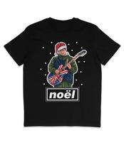 Noël - Black - Organic T-Shirt - Oasis - Manchester - Gallagher - Xmas M gray