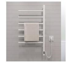 Elektrinis pasukamas rankšluosčių džiovintuvas su termostatu ARABESQUE 105W  80x49 cm baltas