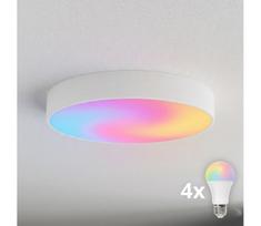 BRILAGI - LED RGBW reguliuojamas lubinis šviestuvas CLARE 4xE27/12W/230V balta