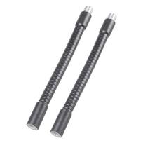 2Pcs 1/4 Female To 3/8 Male Thread Adapter Extension Tube For Camera Tripods Microphones Stand Light Mount 1 gray