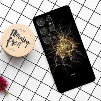Paris London Amsterdam City Maps Case For Samsung Galaxy S25 Ultra S23 S22 S21 S20 S24 Ultra S9 S10 Plus S25 FE Phone Cover For Galaxy S25Ultra gray