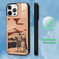 Red D-Dead Redemption  Phone Case For iPhone17,16,15,14,13,12,11 Plus,Pro Compatible with magnetic wireless charging iPhone13 beige