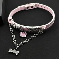 Y2K Choker Dog Bone Pendant Necklaces Sexy Charm Necklace Women Kawaii Jewelry Korean Fashion Punk Necklace Goth Accessories gray