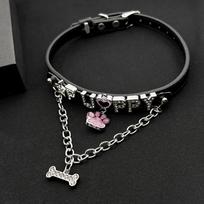 Y2K Choker Dog Bone Pendant Necklaces Sexy Charm Necklace Women Kawaii Jewelry Korean Fashion Punk Necklace Goth Accessories black