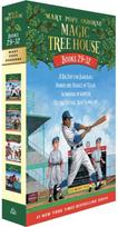 Magic Tree House Books 29-32 Boxed Set: A Big Day for Baseball; Hurricane Heroes in Texas; Warriors in Winter; To the Future, Ben Franklin!