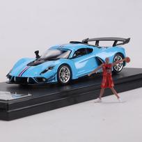 Kambarys 1:64 Hennessey Venom F5 lydinio modelinis automobilis blue
