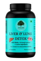VITAL LIFE Liver & Lung Detox 7 in 1 Organic Supplement, 60 Caps
