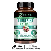 Grevip - 1200mg Berberine Extract Supplement - Gut and Brain Health 120*1