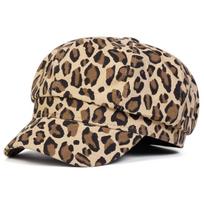 Unisex Leopardų Rašto Asmenybės Newsboy Kepurė Pavasaris Ruduo Retro Baretės Kepurės Laukinių Atsitiktinių Kepurių Unisex Laukinių Aštuonkampė Kepurė beige