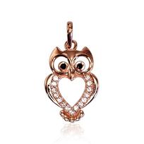 Auksinis pakabukas su cirkoniais „Owl VIII“