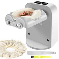 Automatinis elektrinis koldūnų gaminimo aparatas Koldūnų gamintojas Presavimo mašina Empanadų Wontonų gamintojas Namų koldūnų mašina virtuvės įrankis pilka