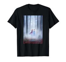 Disney Frozen 2 Anna And Elsa Poster T-Shirt_ 4XL gray